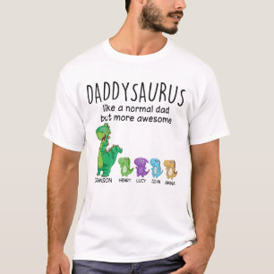 Grandpasaurus And Kids Personalized Shirt