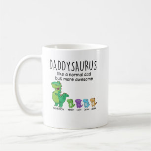 Grandpasaurus And Kids Personalized Shirt Coffee Mug