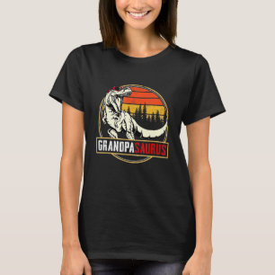 Grandpasaurus Dinosaur Grandpa Saurus Family T-Shirt