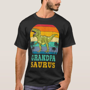 Grandpasaurus Rex Dinosaur Grandpa Saurus Family M T-Shirt