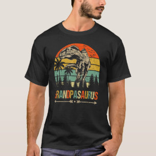 Grandpasaurus Rex Dinosaur Grandpa Saurus Family T-Shirt