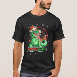 Grandpasaurus T Rex Dinosaur Family Matching Chris T-Shirt