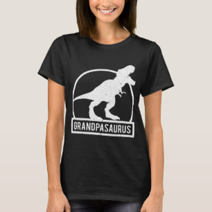 Grandpasaurus T Rex Dinosaur Funny Grandpa Christm T-Shirt
