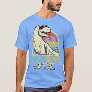 Grandpasaurus T Rex Dinosaur Grandpa Saurus Family T-Shirt