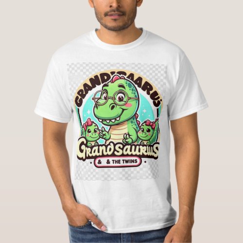 GrandpaSaurus  The Twins Delight T_Shirt
