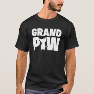 Grandpaw Funny Pet Grandpa Dog Lover Family Humor T-Shirt