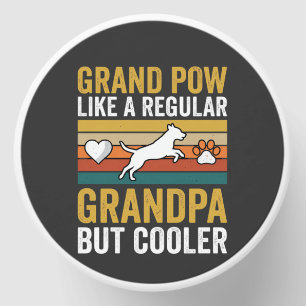 Grandpaw Grandpa Dog Lover Retro Mini Candle Favors