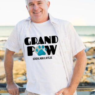 Grandpaw Shirt for Grandfather Fathers day  