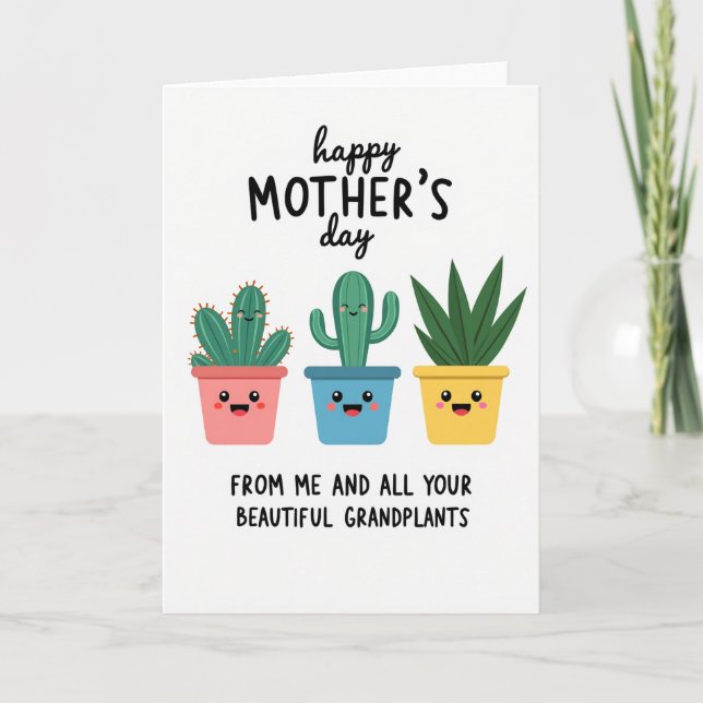 Grandplants Mothers Day Art Card (Front)