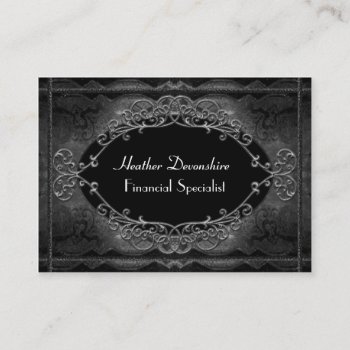 Grandpointe Shadow Vintage Professional Business Card by LiquidEyes at Zazzle