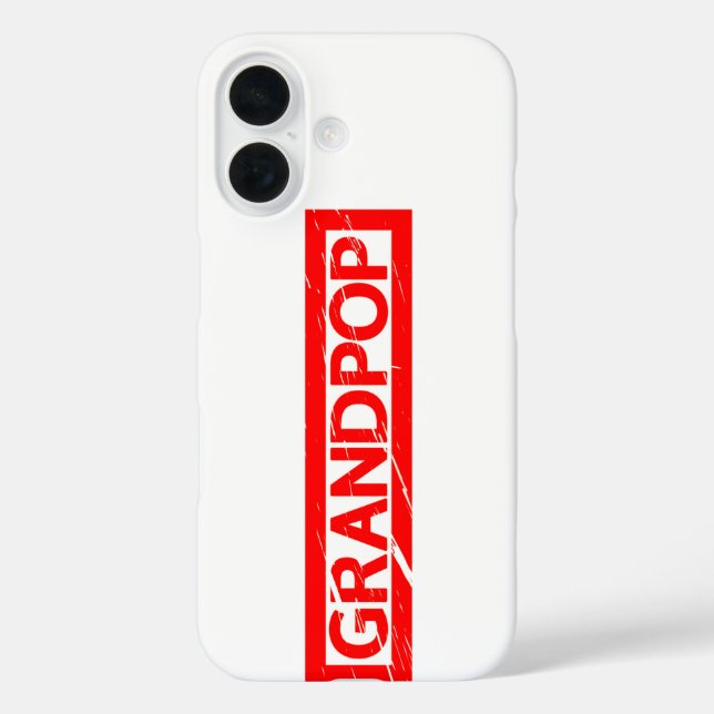Grandpop Stamp Case-Mate iPhone Case (Back)