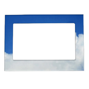 Grandprents Blue sky and White clouds Magnetic Frame