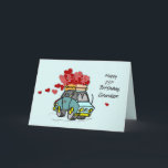 Grandson 25th Birthday Car Load of Hearts Card<br><div class="desc">On the celebration of a dear grandson’s 25th birthday you can join by giving him this card that has a card with loads of hearts on top of it. This card depicts the amount of love you have for your grandson.</div>