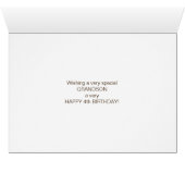 Grandson 4th Birthday Yellow Excavator Add Name (Inside Horizontal (Bottom))