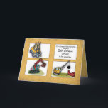 Grandson 5th Birthday, Trucks Card<br><div class="desc">On your Grandson’s 5th birthday,  this fun card will show him a lot of action! The working trucks are each helping in their own way to wish your grandson a happy 5th birthday</div>