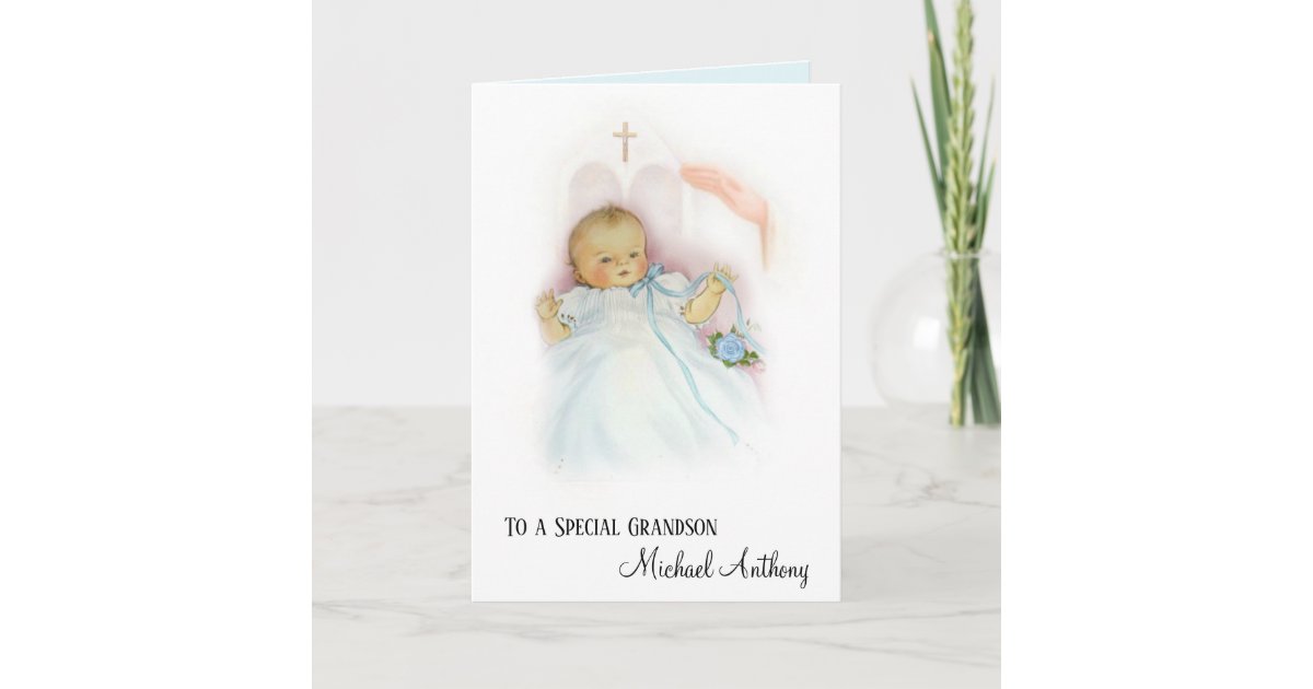 grandson-baptismal-baby-boy-christening-blessing-card-zazzle