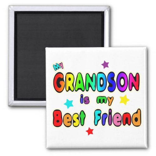 Grandson Best Friend Magnet