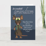 Grandson Birthday Card - With Funky Mouse<br><div class="desc">Grandson Birthday Card - With Funky Mouse</div>