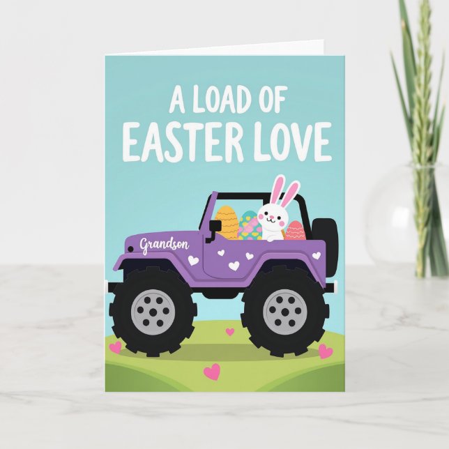 Grandson Easter Love Filled Card (Front)