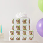 Grandson First Birthday Cute Lion Wrapping Paper<br><div class="desc">Grandson First Birthday Cute Lion Wrapping Paper</div>
