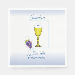 Grandson First Communion, Chalice with Host Napkins