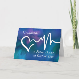 Grandson Future Doctor Doctors’ Day Thanks Card