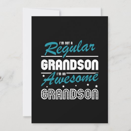 Grandson Gift | Im Not A Regular Grandson (Front)