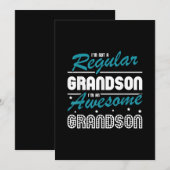 Grandson Gift | Im Not A Regular Grandson (Front/Back)