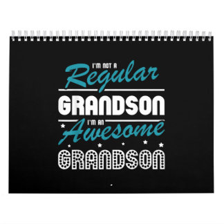 Grandson Gift | Im Not A Regular Grandson Calendar