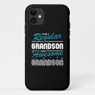 Grandson Gift Im Not A Regular Grandson iPhone 11 Case