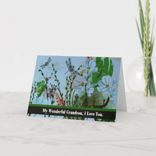 Grandson, Good bye From Terminally ill Grandparent Card