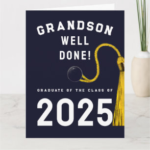 Grandson Graduation 2025 Card