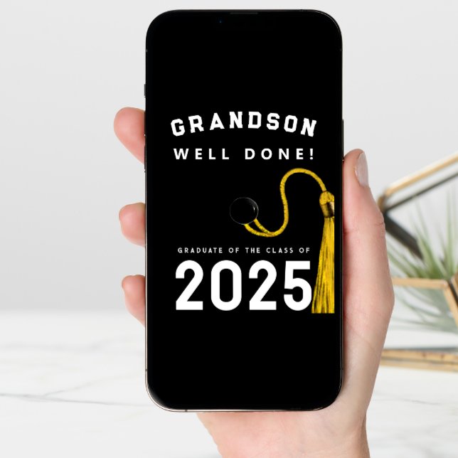 Grandson Graduation 2025 Card (Front Digital)