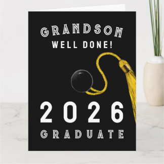 Grandson Graduation 2026 Card