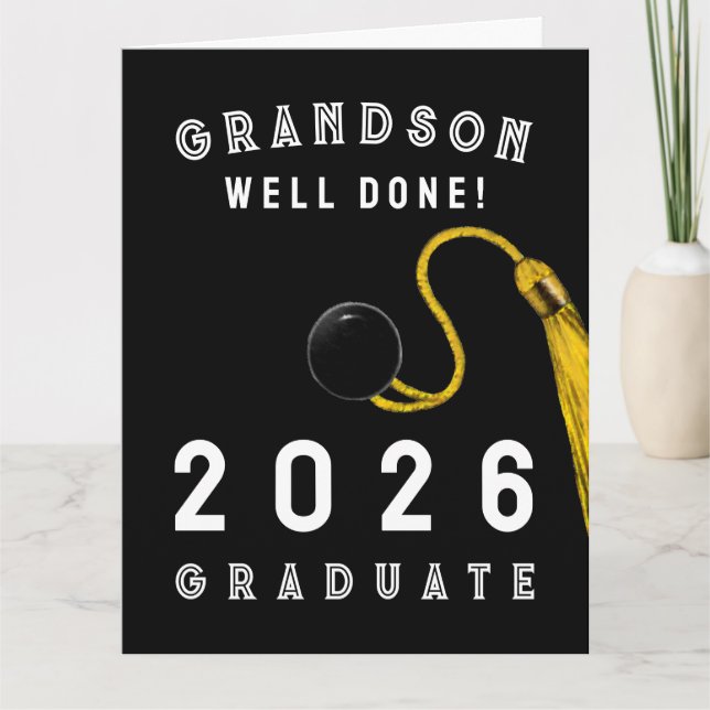 Grandson Graduation 2026 Card (Front)