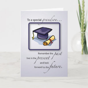 Grandson Graduation Congratulations Remember the P Card