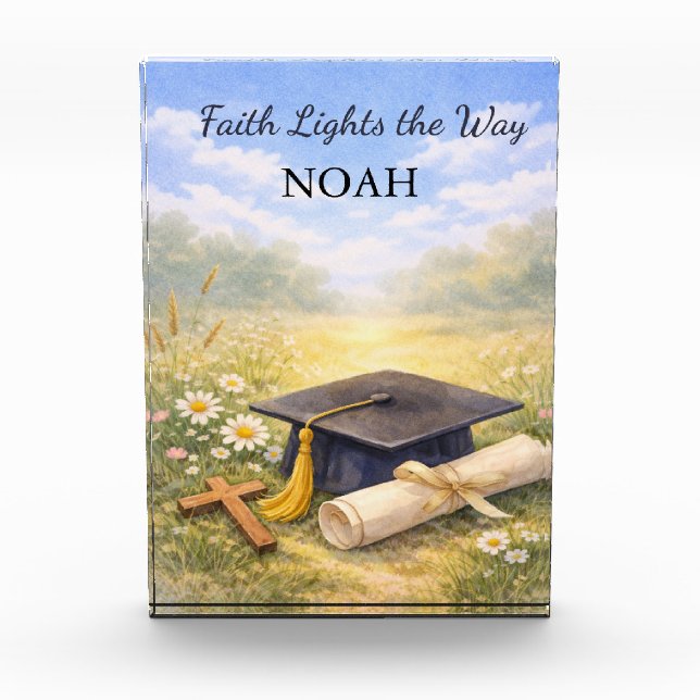 Grandson Graduation Personalized Christian Gift (Front)
