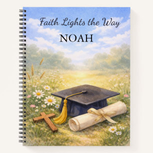 Grandson Graduation Personalized Christian Gift Notebook