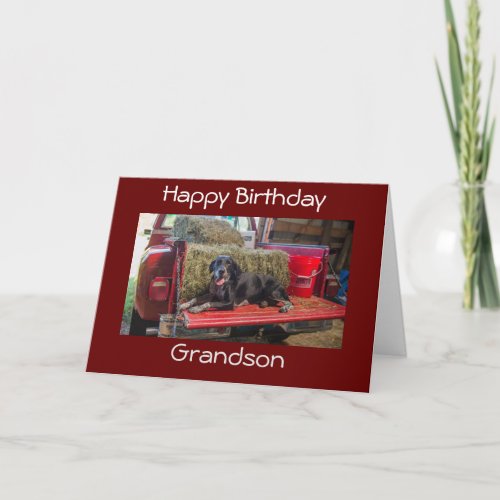 ***GRANDSON*** HAPPY BIRTHDAY