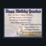 Grandson Happy Birthday Postcard<br><div class="desc">While E-cards are great in this world of tech, there's just nothing quite as personal as the personal touch! Post-a-Card by Ebbymoo are an economical way to send a special and personalised message for Birthday, Anniversary, Get Well, Friendship and many other occasions. Send one to someone you care about today...</div>