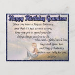 Grandson Happy Birthday Postcard<br><div class="desc">While E-cards are great in this world of tech, there's just nothing quite as personal as the personal touch! Post-a-Card by Ebbymoo are an economical way to send a special and personalised message for Birthday, Anniversary, Get Well, Friendship and many other occasions. Send one to someone you care about today...</div>