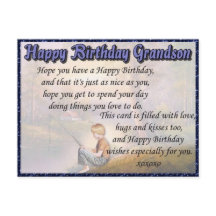 Grandson Happy Birthday