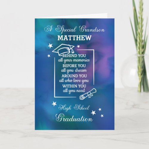 Grandson High School Graduation Quote