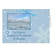 Grandson & His Girlfriend Winter Lake Christmas (Front Horizontal)