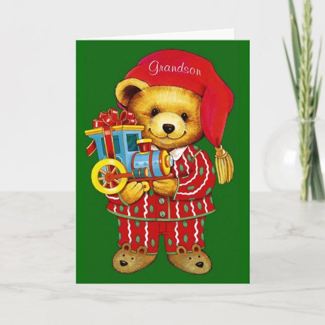 Grandson Holiday Card (Front)