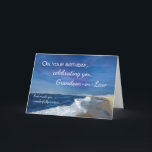 Grandson in Law Religious Birthday Waves on Ocean Card<br><div class="desc">Send birthday blessings to your grandson-in-law with this peaceful beach scene and soft sky design. The spiritual message honors his character and reminds him that he’s loved,  appreciated,  and seen through the eyes of faith. A thoughtful way to celebrate the man he is and his place in the family.</div>