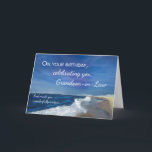 Grandson in Law Religious Birthday Waves on Ocean Card<br><div class="desc">Send birthday blessings to your grandson-in-law with this peaceful beach scene and soft sky design. The spiritual message honors his character and reminds him that he’s loved,  appreciated,  and seen through the eyes of faith. A thoughtful way to celebrate the man he is and his place in the family.</div>