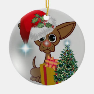 Grandson - It's A "Mousy Dog's Christmas" Ornament
