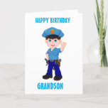 GRANDSON ON YOUR BIRTHDAY! CARD<br><div class="desc">THANK U FOR STOPPING BY ONE OF MY EIGHT STORES!!!!</div>