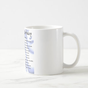 Grandson Poem  -  Happy Birthday Coffee Mug